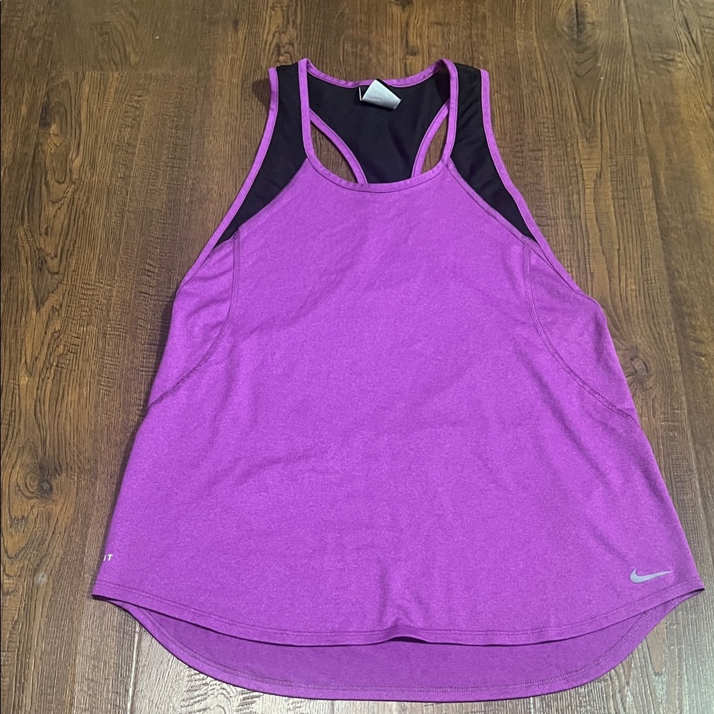 Women's Purple Nike Dri-Fit Tank Top